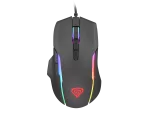 MYSZ DLA GRACZY GENESIS XENON 220 G2 12800DPI RGB CZARNA Z CICHYM KLIKIEM GAMINGOWA