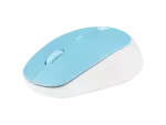 MYSZ NATEC HARRIER 2 BEZPRZEWODOWA 1600DPI BLUETOOTH 5.1 BIAŁO-NIEBIESKA Z CICHYM KLIKIEM