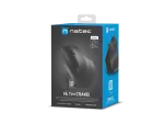 MYSZ WERTYKALNA NATEC CRAKE 2 BEZPRZEWODOWA 2400DPI BLUETOOTH 5.2 + 2.4GHZ CZARNA