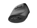 MYSZ WERTYKALNA NATEC CRAKE 2 BEZPRZEWODOWA 2400DPI BLUETOOTH 5.2 + 2.4GHZ DLA LEWORĘCZNYCH CZARNA