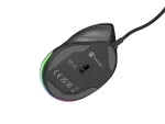 MYSZ WERTYKALNA NATEC CRAKE 2 PRO 12800DPI CZARNA PROGRAMOWALNA OPTYCZNA