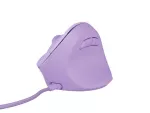 MYSZ WERTYKALNA NATEC CRAKE 2 PRO 12800DPI PURE LAVENDER PROGRAMOWALNA OPTYCZNA