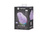 MYSZ WERTYKALNA NATEC CRAKE 2 PRO 12800DPI PURE LAVENDER PROGRAMOWALNA OPTYCZNA