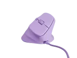MYSZ WERTYKALNA NATEC CRAKE 2 PRO 12800DPI PURE LAVENDER PROGRAMOWALNA OPTYCZNA