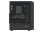 OBUDOWA FURY SHOBO SH4 RGB MIDI TOWER Z OKNEM CZARNA