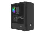 OBUDOWA FURY SHOBO SH4 RGB MIDI TOWER Z OKNEM CZARNA