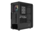 OBUDOWA FURY SHOBO SH4 RGB MIDI TOWER Z OKNEM CZARNA