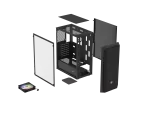 OBUDOWA FURY SHOBO SH4 RGB MIDI TOWER Z OKNEM CZARNA