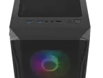 OBUDOWA FURY SHOBO SH4F RGB MIDI TOWER Z OKNEM CZARNA