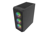 OBUDOWA FURY SHOBO SH4F RGB MIDI TOWER Z OKNEM CZARNA