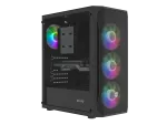 OBUDOWA FURY SHOBO SH4F RGB MIDI TOWER Z OKNEM CZARNA