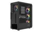 OBUDOWA FURY SHOBO SH4F RGB MIDI TOWER Z OKNEM CZARNA