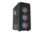 OBUDOWA FURY SHOBO SH4F RGB MIDI TOWER Z OKNEM CZARNA