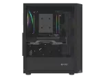 OBUDOWA FURY SHOBO SH4F RGB MIDI TOWER Z OKNEM CZARNA