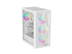 OBUDOWA GENESIS DIAXID 605 ARGB MIDI TOWER Z OKNEM USB-C BIAŁA