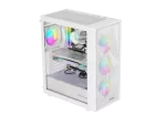 OBUDOWA GENESIS DIAXID 605 ARGB MIDI TOWER Z OKNEM USB-C BIAŁA