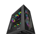 OBUDOWA GENESIS DIAXID 605 ARGB MIDI TOWER Z OKNEM USB-C CZARNA