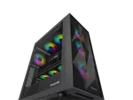 OBUDOWA GENESIS DIAXID 605 ARGB MIDI TOWER Z OKNEM USB-C CZARNA