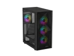 OBUDOWA GENESIS DIAXID 605 ARGB MIDI TOWER Z OKNEM USB-C CZARNA