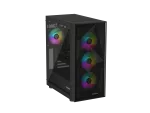 OBUDOWA GENESIS DIAXID 605 ARGB MIDI TOWER Z OKNEM USB-C CZARNA