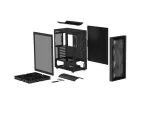 OBUDOWA GENESIS DIAXID 605F MIDI TOWER Z OKNEM USB-C CZARNA