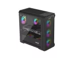 OBUDOWA GENESIS IRID 503 ARGB V2 MATX MINI TOWER Z OKNEM CZARNA