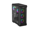 OBUDOWA GENESIS IRID 505 ARGB V2 MIDI TOWER Z OKNEM CZARNA