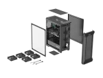OBUDOWA GENESIS IRID 505F MIDI TOWER Z OKNEM CZARNA