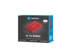 OBUDOWA HDD/SSD ZEWNĘTRZNA NATEC RHINO GO SATA 2.5" USB 3.0 CZERWONA