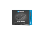 OBUDOWA HDD/SSD ZEWNĘTRZNA NATEC RHINO SATA 2.5" USB 2.0 ALUMINIUM CZARNA SLIM