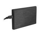 OBUDOWA HDD/SSD ZEWNĘTRZNA NATEC RHINO SATA 2.5" USB 2.0 ALUMINIUM CZARNA SLIM