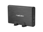 OBUDOWA HDD/SSD ZEWNĘTRZNA NATEC RHINO SATA 3.5" USB 3.0 ALUMINIUM CZARNA