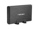 OBUDOWA HDD/SSD ZEWNĘTRZNA NATEC RHINO SATA 3.5" USB 3.0 ALUMINIUM CZARNA