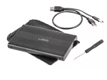 OBUDOWA HDD/SSD ZEWNĘTRZNA UGO MARAPI S120 SATA 2.5" USB 2.0 ALUMINIUM CZARNA
