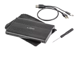 OBUDOWA HDD/SSD ZEWNĘTRZNA UGO MARAPI S120 SATA 2.5" USB 2.0 ALUMINIUM CZARNA