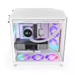 OBUDOWA NZXT H9 FLOW RGB+ (2025) MIDI TOWER Z OKNEM BIAŁA