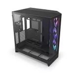OBUDOWA NZXT H9 FLOW RGB (2025) MIDI TOWER Z OKNEM CZARNA