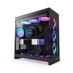 OBUDOWA NZXT H9 FLOW RGB (2025) MIDI TOWER Z OKNEM CZARNA