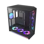 OBUDOWA NZXT H9 FLOW RGB+ (2025) MIDI TOWER Z OKNEM CZARNA