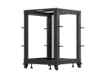 OPEN RACK 19" 15U 600X600-1100 REGULOWANY CZARNY LANBERG