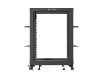 OPEN RACK 19" 15U 600X600-1100 REGULOWANY CZARNY LANBERG