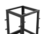 OPEN RACK 19" 15U 600X600-1100 REGULOWANY CZARNY LANBERG