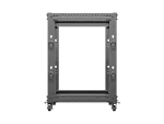 OPEN RACK 19" 15U 600X600-1100 REGULOWANY CZARNY LANBERG