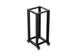 OPEN RACK 19" 27U 600X800 CZARNY LANBERG V2