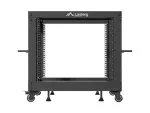 OPEN RACK 19" 9U 600X600-1100 REGULOWANY CZARNY LANBERG