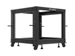 OPEN RACK 19" 9U 600X600-1100 REGULOWANY CZARNY LANBERG