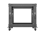 OPEN RACK 19" 9U 600X600-1100 REGULOWANY CZARNY LANBERG