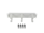 ORGANIZER KABLI 10" 1U Z 3 METALOWYMI UCHWYTAMI TYP B SZARY LANBERG