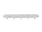 ORGANIZER KABLI 19" 1U Z 5 METALOWYMI UCHWYTAMI TYP B SZARY LANBERG