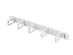 ORGANIZER KABLI 19" 1U Z 5 PLASTIKOWYMI UCHWYTAMI TYP B SZARY LANBERG